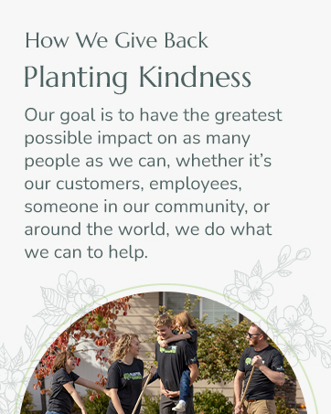 Planting Kindness, Giving Back, Plant Therapy, Community, Global Impact, charity