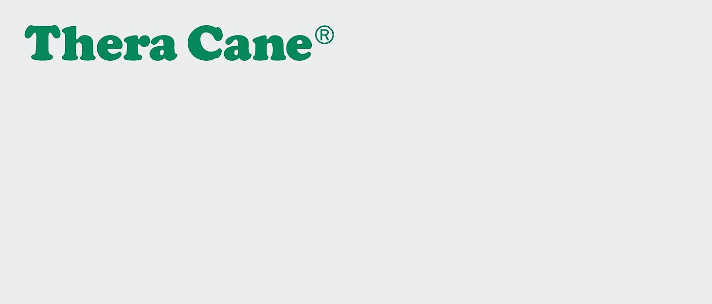 Thera Cane logo on grey background