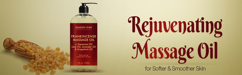 majestic pure stretch marks scars frankincense massage oil natural safe effective best top premium